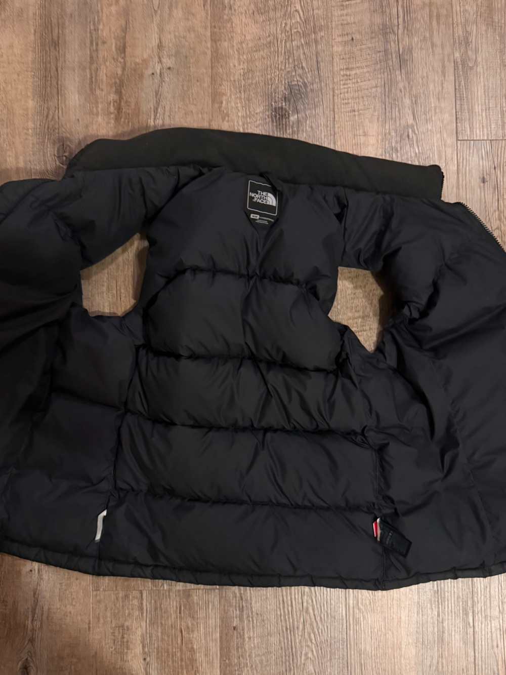 VINTAGE The North Face Women’s Black Nupste Vest 700 Fill - size medium - Picture 3 of 11